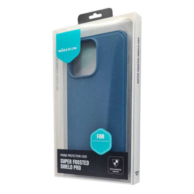 NILLKIN θήκη Super Frosted Shield Pro για Apple iPhone 14, μπλε