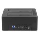 DELOCK docking station 64183 clone function, 2x HDD, CF/SD, 5Gbps, μαύρο