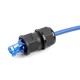 DELOCK σύνδεσμος για RJ45 86995, αδιάβροχος IP67, μαύρος