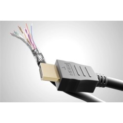 GOOBAY καλώδιο HDMI 2.0 61164, Ethernet, 4K/60Hz, 10.2Gbit/s, 15m, μαύρο