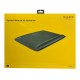 DELOCK mousepad για laptop με στήριγμα καρπού 12601, 320x420mm, μαύρο