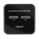 DELOCK docking station 64178, clone function, 2x M.2 SATA, 6Gbps, μαύρο