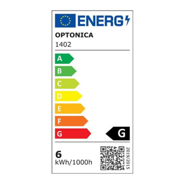 OPTONICA LED λάμπα G45 1402, 5.5W, 4500K, E14, 450lm