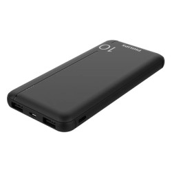 PHILIPS power bank DLP1810NB-62, 10000mAh, 2x USB, 2.1A, μαύρο