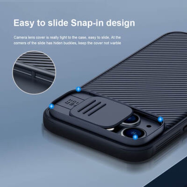 NILLKIN θήκη CamShield Pro Magnetic για iPhone 14 Plus, μαύρη