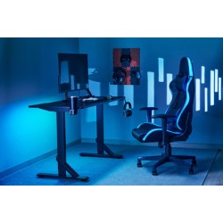 BRATECK gaming γραφείο GMD11-3, ρυθμιζόμενο ύψος, 136x60cm, RGB, μαύρο