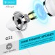 CELEBRAT earphones με μικρόφωνο G21, 3.5mm σύνδεση, Φ12mm, 1.2m, μαύρα