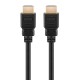 GOOBAY καλώδιο HDMI 2.0 60620 με Ethernet, 4K/60Hz, 18 Gbps, 1m, μαύρο