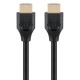 GOOBAY καλώδιο HDMI 2.1 61638, Ethernet, ARC, 8K/60Hz 48 Gbps, 1m, μαύρο