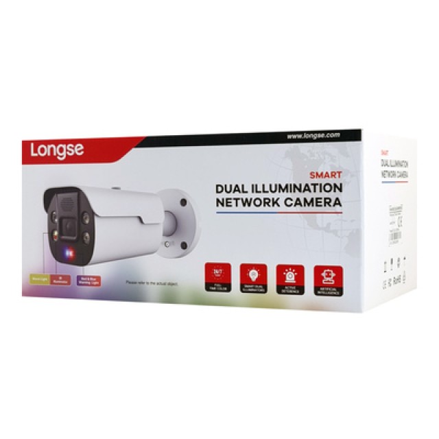 LONGSE IP κάμερα BMLCKL5AD-36PMSTFA12, 3.6mm, 5MP, IP67, PoE LONGSE IP κάμερα BMLCKL5AD-36PMSTFA12, 3.6mm, 5MP, IP67, PoE