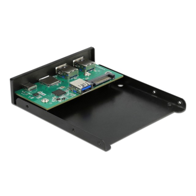 DELOCK front panel 64058, 3.5" σε USB-C, 2x USB & SD/Micro SD