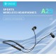 CELEBRAT earphones A29 με μαγνήτη, Bluetooth, 10mm, 80mAh, μαύρα