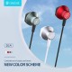 CELEBRAT earphones με μικρόφωνο D14, USB-C σύνδεση, Φ14mm, 1.2m, μαύρα