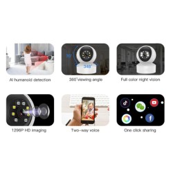 VSTARCAM smart IP κάμερα CS49L, 3MP, WiFi, PTZ