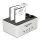 DELOCK docking station 63991, clone function, 2x 2.5/3.5" SSD/HDD, 5Gbps