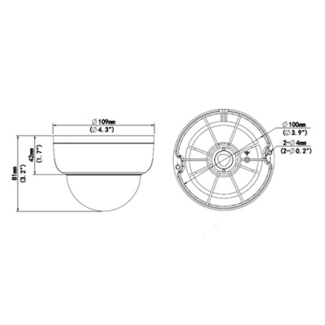 UNIARCH IP κάμερα IPC-D125-PF28, 2.8mm, 5MP, IP67/IK10, PoE, IR έως 30m