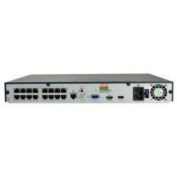 UNIARCH NVR καταγραφικό NVR-216S2-P16, H.265/H.264, 8MP, 16 κανάλια PoE