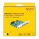 DELOCK κάρτα επέκτασης PCIe x1 σε 3x USB/2x USB-C/19-pin 90109, 5Gbps