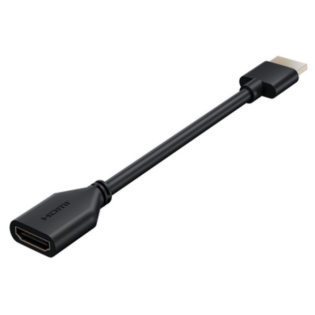 GOOBAY αντάπτορας HDMI 64824, εύκαμπτος, 4K/60Hz, 18Gbps, μαύρος