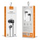 LDNIO earphones με μικρόφωνο HP04, 3.5mm σύνδεση, Φ10mm, 1.2m, γκρι