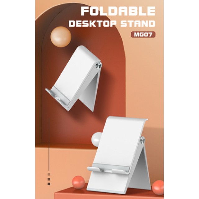 LDNIO βάση smartphone MG07, foldable, 4.7-7.2", λευκή