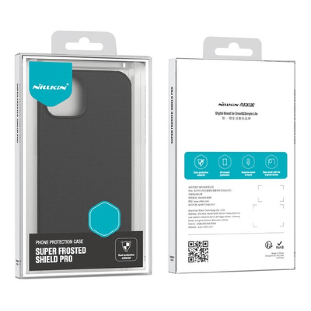 NILLKIN θήκη Super Frosted Shield Pro για iPhone 15, μαύρη