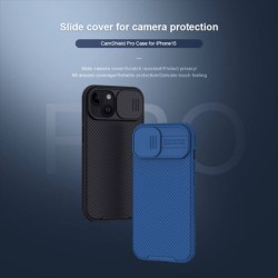 NILLKIN θήκη CamShield Pro για iPhone 15, μαύρη