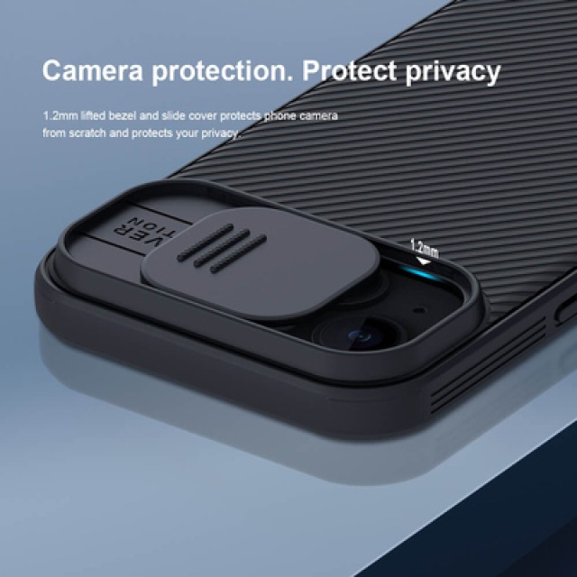 NILLKIN θήκη CamShield Pro για iPhone 15 Plus, μπλε