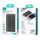 USAMS power bank US-CD205, 2x USB θύρες εξόδου, 10000mAh, 10W, μαύρο