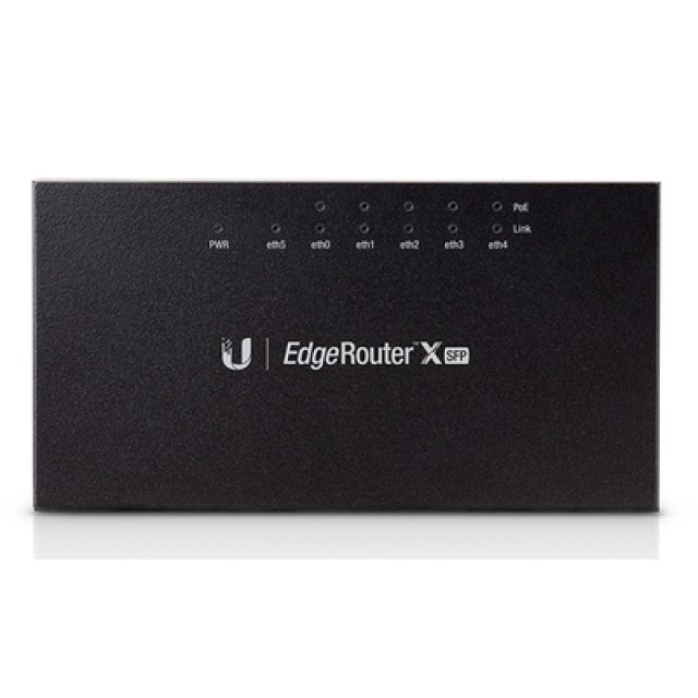 UBIQUITI router EdgeRouter X SFP, 5-Port Gigabit PoE, 1000Mbps, 50W