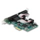 DELOCK κάρτα επέκτασης PCIe σε 4x RS-232 90410, 115.2Kbps
