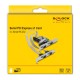 DELOCK κάρτα επέκτασης PCIe σε 4x RS-232 90410, 115.2Kbps