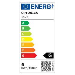 OPTONICA LED λάμπα candle C37 1426, 5,5W, 4500K, E14, 450lm