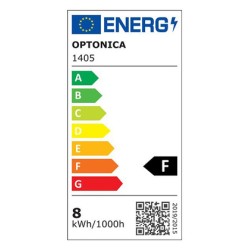 OPTONICA LED λάμπα G45 1405, 8W, 4500K, 710lm, E14