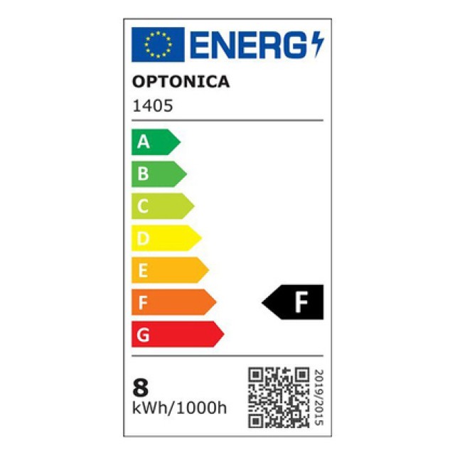 OPTONICA LED λάμπα G45 1405, 8W, 4500K, 710lm, E14