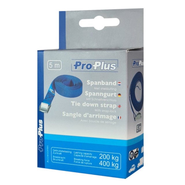 PROPLUS ιμάντας συγκράτησης 320062 με καστάνια, έως 200kg, 5m