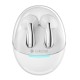 CELEBRAT earphones με θήκη φόρτισης W51, True Wireless, Φ13mm, λευκά