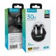 CELEBRAT earphones με θήκη φόρτισης W51, True Wireless, Φ13mm, μαύρα