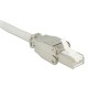 POWERTECH βύσμα δικτύου RJ45 CAB-N351, CAT 6A STP, tool-free, μεταλλικό