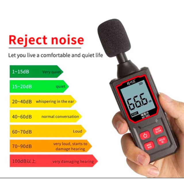 NOYAFA ψηφιακό ντεσιμπελόμετρο NF-562, 30-130dB