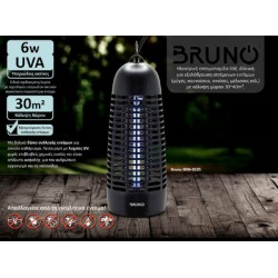 BRUNO ηλεκτρική εντομοπαγίδα BRN-0185 με UV λυχνία, 6W, μαύρη