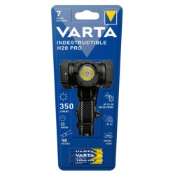 VARTA LED φακός κεφαλής Indestructible H20 Pro, 350lm, IP67, μαύρος