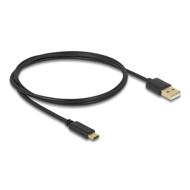 DELOCK USB-C switch 18911, 2 σε 1 bidirectional, 10Gbps, 8K, 100W, μαύρο