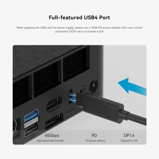 BEELINK mini PC SER 6, AMD 6900HX AMD 680M, 16/500GB M.2, Windows 11 Pro