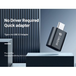 CELEBRAT αντάπτορας USB-C σε USB 3.0 CA-04, 5Gbps, μαύρος