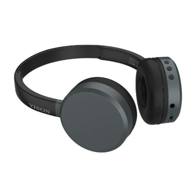 YISON headphones B5, ασύρματα & ενσύρματα, 40mm, 300mAh, μαύρα