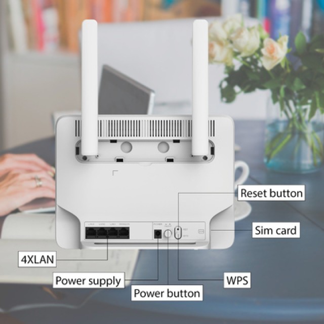 STRONG router 4G+ROUTER1200, 4G LTE 300Mbps, WiFi 1200Mbps, LAN 1000Mbps