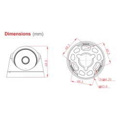 LONGSE υβριδική κάμερα CPSATHC200FPE, 2.8mm, 5MP, AOC, IR έως 20m