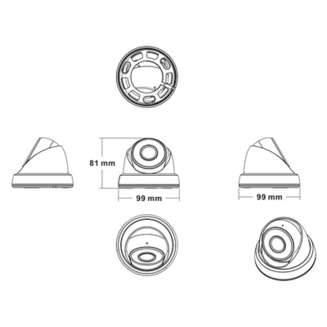 LONGSE υβριδική κάμερα LIRDLAHTC200FPE, 2.8mm, 5MP, AOC, IR έως 20m LONGSE υβριδική κάμερα LIRDLAHTC200FPE, 2.8mm, 5MP, AOC, IR έως 20m