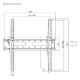 POWERTECH επιτοίχια βάση PT-1276 για τηλεόραση 32-70", έως 45kg